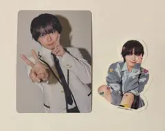 なにわ男子 HARD WORK ファミクラ限定盤トレカ フレークシール 大西流星