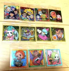 ワンピース大海賊シールウエハース　LOG.7 ワノ国大団円など　11枚まとめ売り