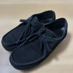 【GU】リアルレザーモカシンシューズメンズ黒27.0㎝