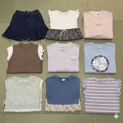 女の子 140 長袖　まとめ品　アプレレクール　花柄　　スカート　トップス