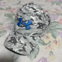 新品FサイズUNDER ARMOURカモフラ柄/UAロゴ立体刺繍/CAP/帽子