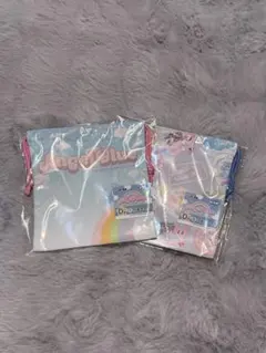 エニマイくじD賞 巾着ポーチ 2枚セット AngelBlue エンジェルブルー