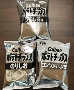 Calbee ポテトチップス 3種セット 55g×3個のサムネイル