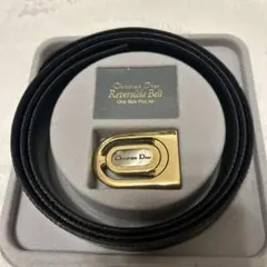 Christian Dior 茶色　レザーベルト