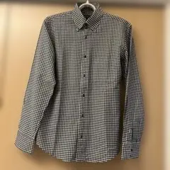 お値下げ《美品》BEAUTY & YOUTH チェック柄長袖シャツ Mサイズ