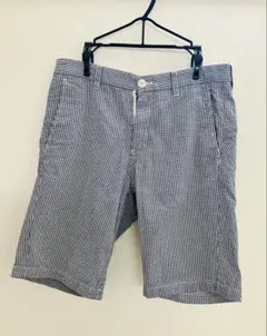 【美品】PLST シアサッカー ショートパンツ ギンガムチェックのサムネイル