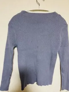 レディースニット　M ブルー