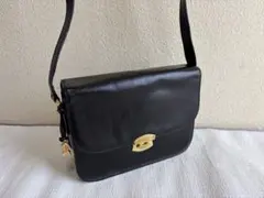 GOLD PFEIL ゴールドファイル ハンドバッグ 総柄 グレー×ブラック 