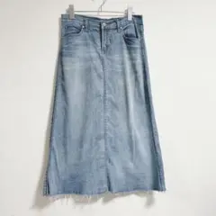 MOTHER デニムスカートTHE STRAIGHT ‘A’ ストレッチ 24のサムネイル