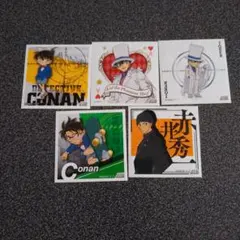 名探偵コナン　シール　５枚セット　未使用　怪盗キッド　赤井秀一　江戸川コナン