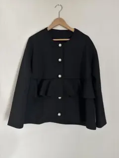 maison de dolce バルーンスリーブ ブルゾン ブラック - メルカリ