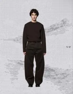 Omar afridi コーデュロイパンツ オマールアフリディ 茶 46 - メルカリ