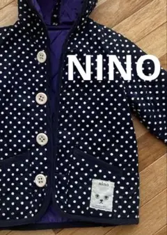 NINO フード付き水玉ジャケット