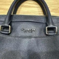 値下げ！COACH ビジネスバッグ ネイビー