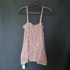 【新品未使用品】タグ付き花柄キャミソール リバーシブル