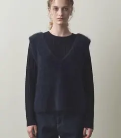 極美品　スティーブンアラン ベスト ネイビー　値下げ