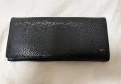 Dunhill　ダンヒル　二つ折長財布　最高の牛シボ革 シュリンクレザー　美品