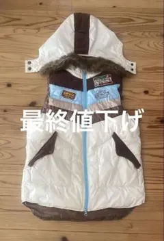 archive 平成 y2k 00s 希少ファーダウンベスト取り外し可能