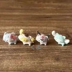 サンリオキャラクターズ こねこねこの大行進 ガチャ 4点セット