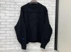 ZARA ADERERROR パッチワーク オーバーサイズ ニットセーター