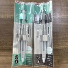 ZEBRA ボールペン 0.5mm 限定　透明軸　２本セット