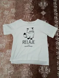 ㉖☆最終価格☆Cutie Blonde 猫プリントTシャツ L