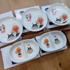 未使用　アンパンマン 小皿 5枚セット