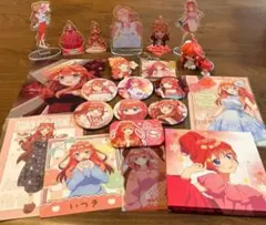 五等分の花嫁 中野五月 グッズ まとめ売り アクリルスタンド 缶バッジ