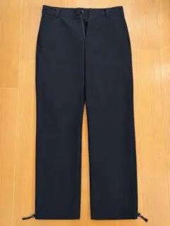 も*能様 Acne Studios ブラック スラックス 裾ドローコードのサムネイル