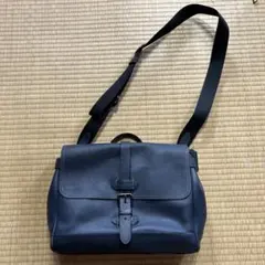 【ヴィンテージ！希少】COACH ショルダーバッグ　ブルー
