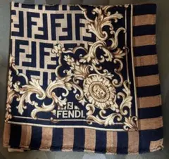 FENDI フェンディ スカーフ ズッカ柄 星座柄 - メルカリ