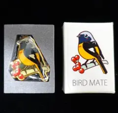 【新品・未使用】BIRD MATE ジョウビタキ ピンバッジ ピンズのサムネイル