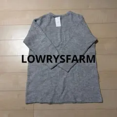 【お値下げ】LOWRYSFARM ローリーズファーム グレーニットワンピース