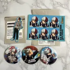 僕のヒーローアカデミア 轟焦凍 缶バッジ　ステッカー