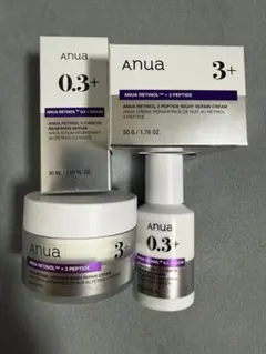 Anua レチノール 0.3+ & 3ペプチド セット