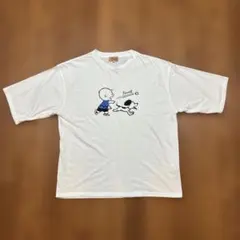 vintage PEANUTS 70周年スヌーピー ビッグTシャツ Lのサムネイル