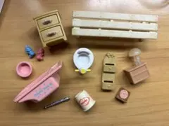 【まとめ売り】(初期)シルバニアファミリー 家具セット