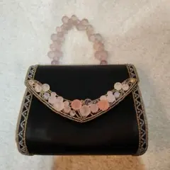 ★はしもと/LUMY「薔薇孔雀」フォーマル 2WAYトートバッグ 美品 希少レア ☆はしもと/LUMY「薔薇孔雀」フォーマル 2WAYトートバッグ 美品