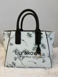 LILY BROWN フラワーキャンバストートバッグのサムネイル