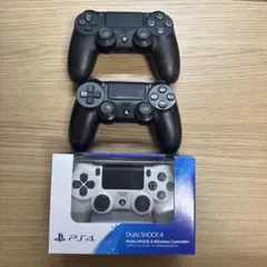 ジャンク　DUALSHOCK 4 コントローラーセット 黒白