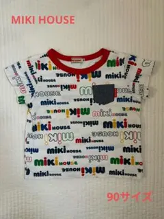 MIKI HOUSE ロゴTシャツ 90cmのサムネイル