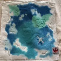 【新品未開封品】JAL 空と雲デザイン タオルハンカチ
