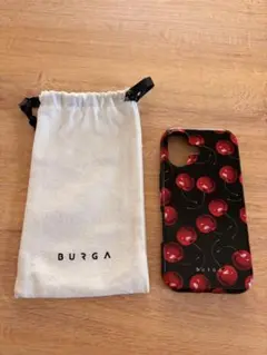 BURGA iPhone17ケース チェリー柄