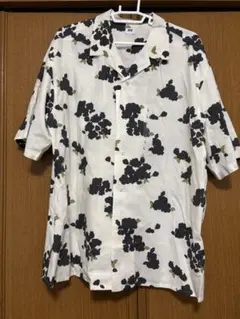 UNIQLO ユニクロ⭐︎オープンカラーシャツ⭐︎Lサイズ⭐︎新品のサムネイル