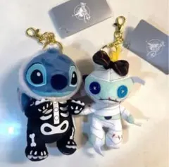 スティッチ スクランプ キーチェーン キーホルダー 2024ハロウィン