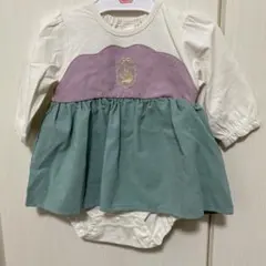 新品 バースデイ コトリ ディズニー アリエル ロンパース 80サイズ