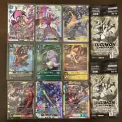 デジモンカード ロードナイトモン ★SR アルファモンUR オメガモン SRなど