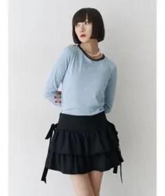 jouetie BIGリボンティアードミニスカパン