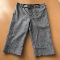 美品バナナリパブリック　チェックウール　ハーフパンツ　ブーツ　ゴルフにも11号L