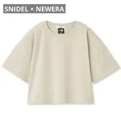 週末セール！SNIDEL × NEWERAコラボ 半袖クロップド丈Tシャツのサムネイル